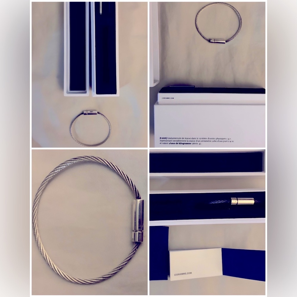 Le Gramme 7g brushed cable silver bracelet is the perfect piece